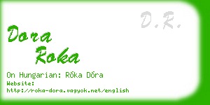 dora roka business card